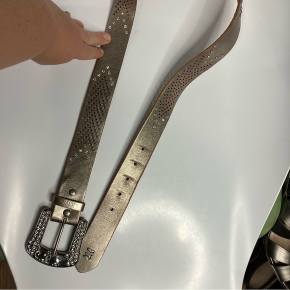 Miss Me studded‎ leather belt size large main image 7